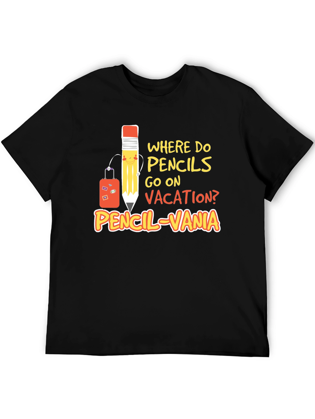 Funny Pencil-vania T-Shirt: Vacation Humor