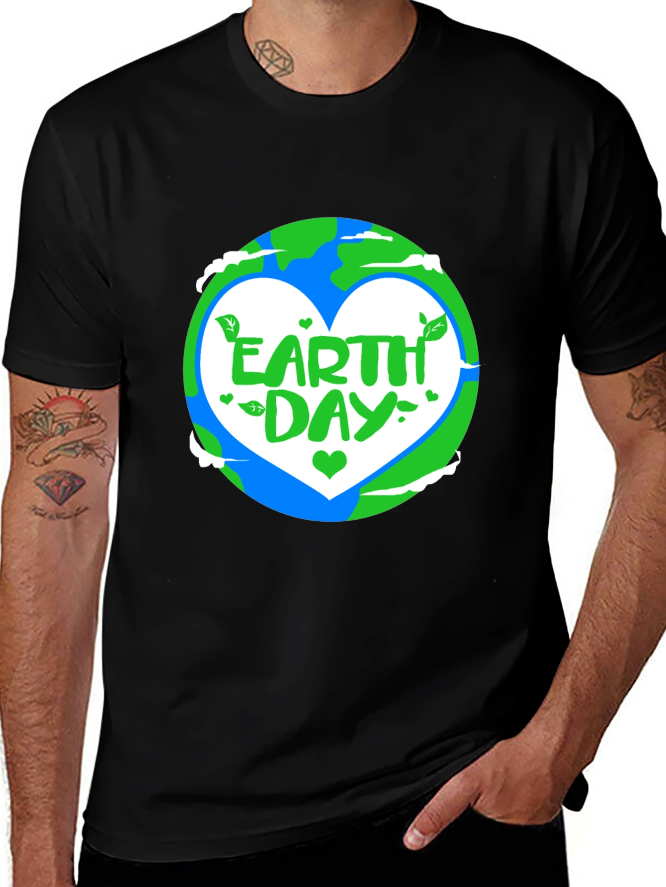 Earth Day Black T-Shirt