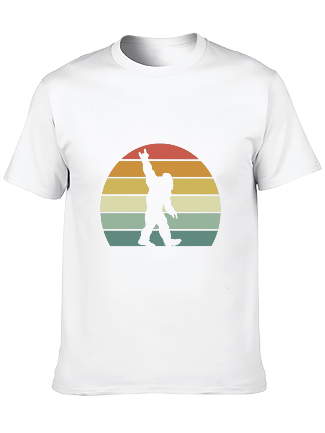 Retro Bigfoot Rock On T-Shirt