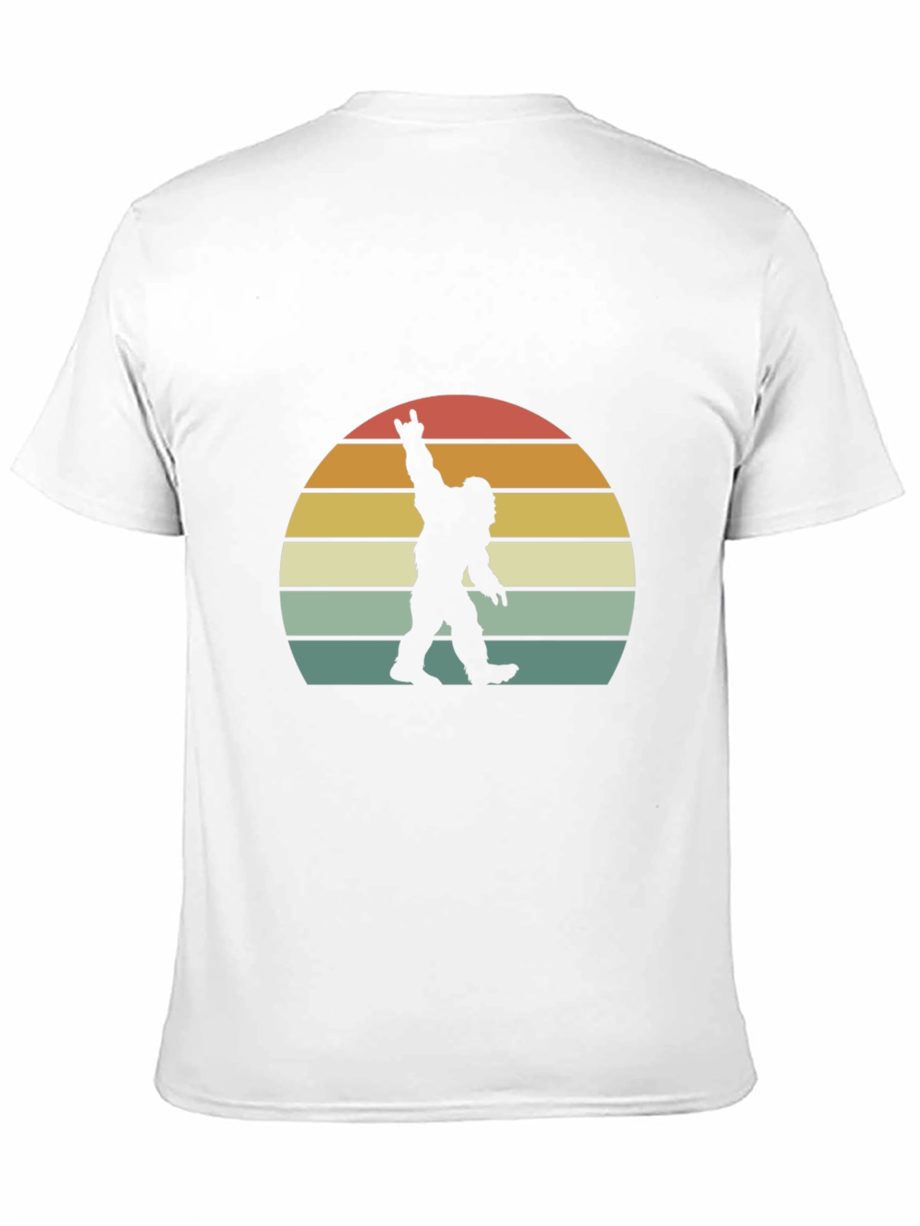 Retro Bigfoot Rock On T-Shirt