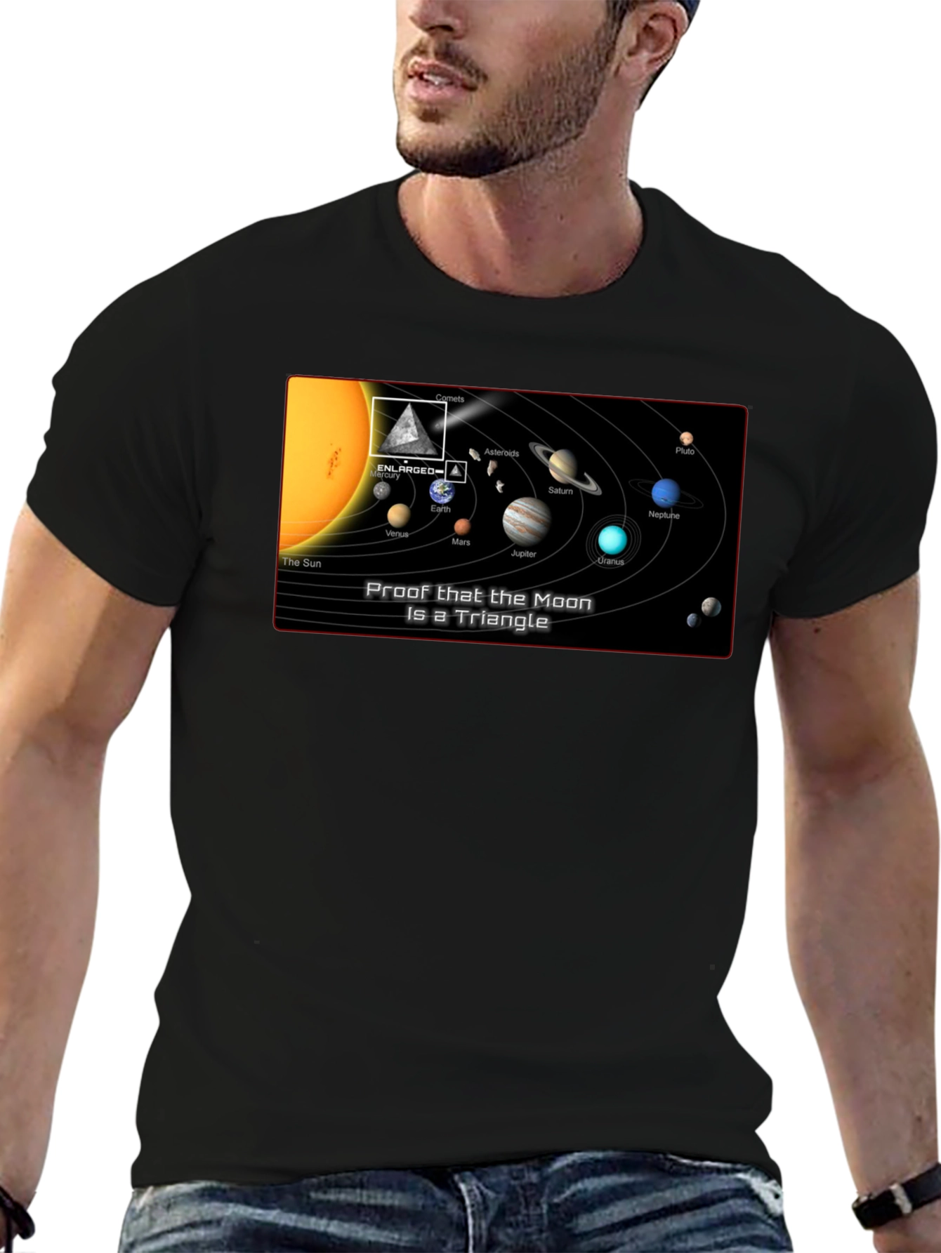 Proof That The Moon Is A Triangle T-Shirt