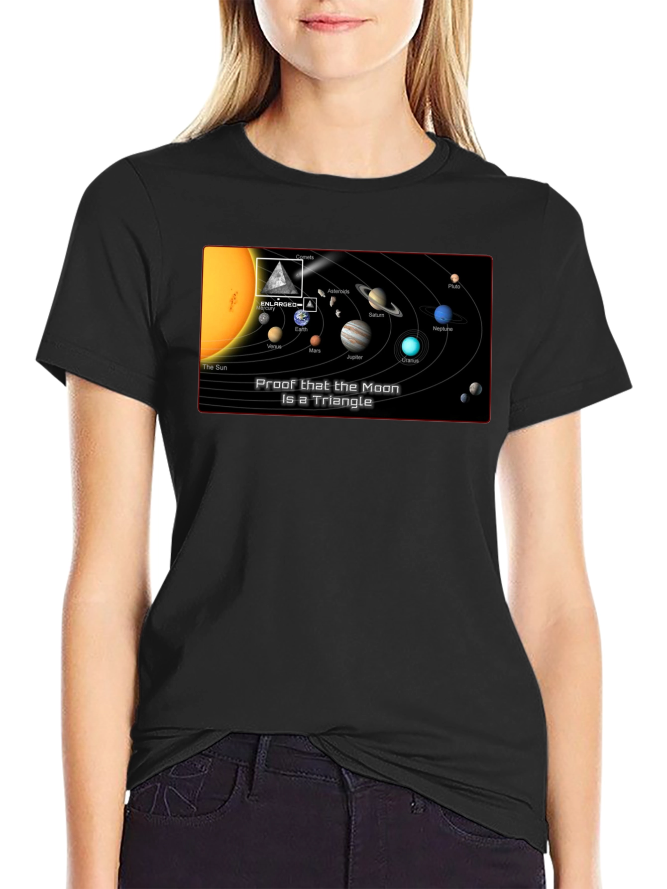 Proof That The Moon Is A Triangle T-Shirt