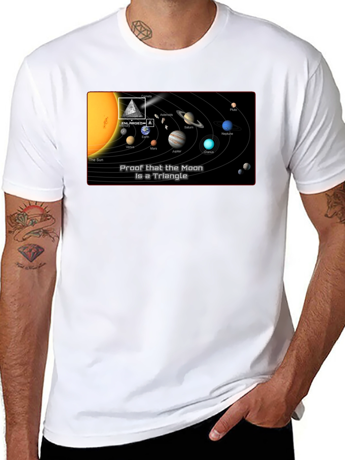 Proof That The Moon Is A Triangle T-Shirt