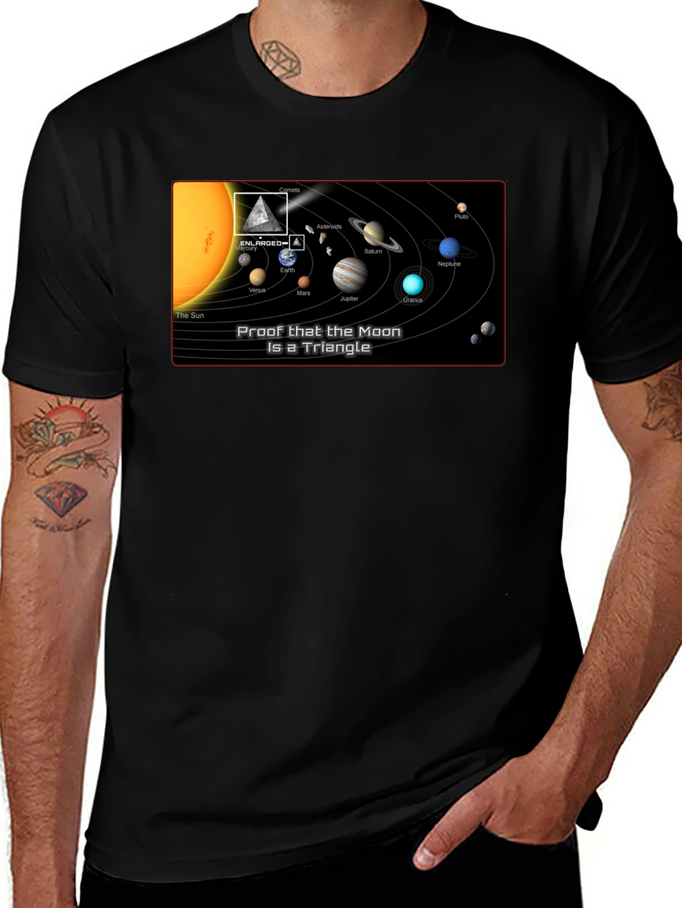 Proof That The Moon Is A Triangle T-Shirt