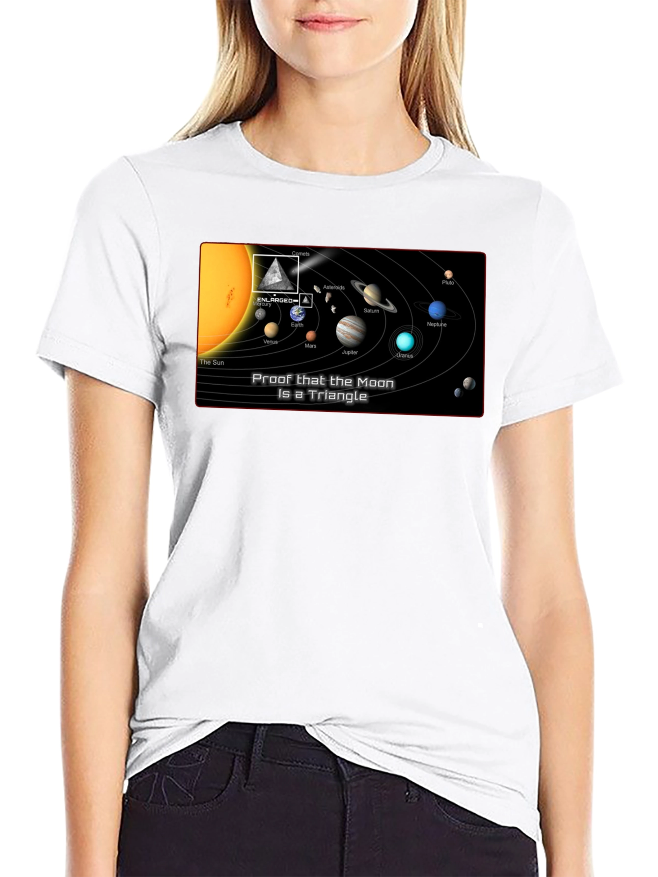 Proof That The Moon Is A Triangle T-Shirt