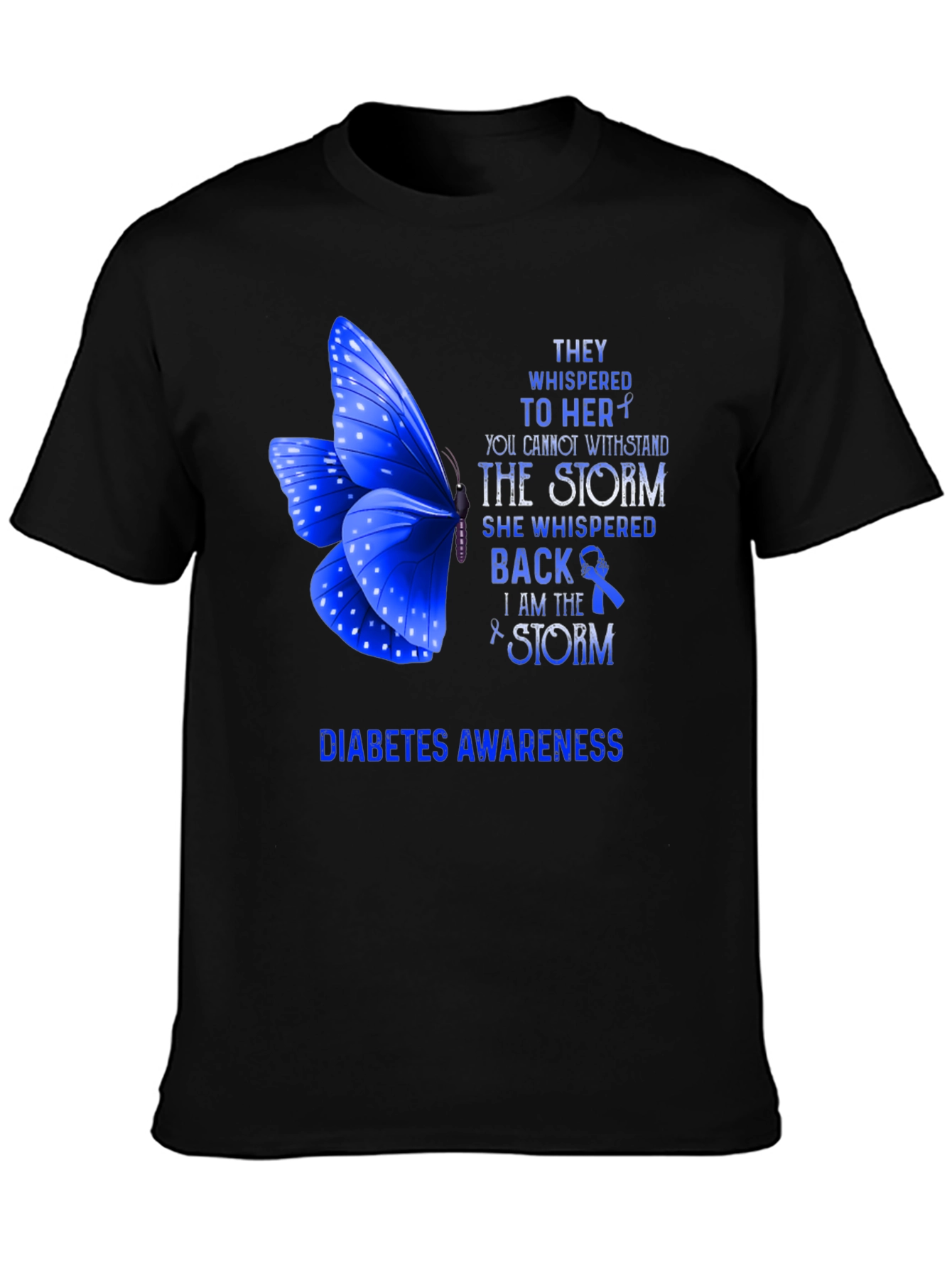 Diabetes Awareness T-Shirt - I Am The Storm