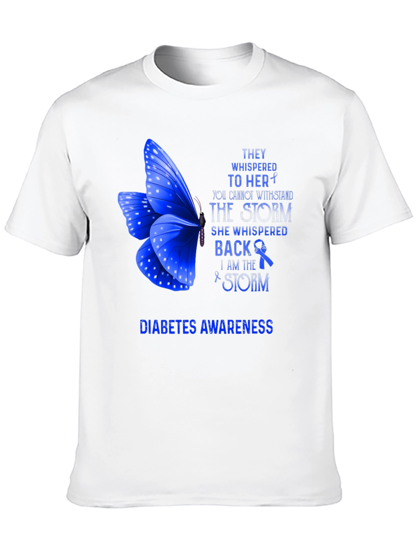 Diabetes Awareness T-Shirt - I Am The Storm