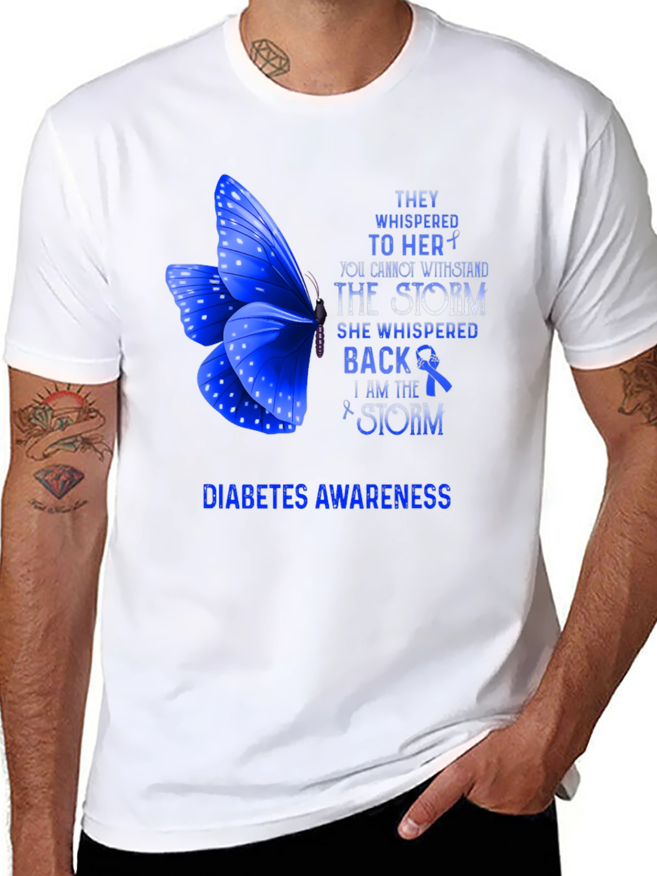 Diabetes Awareness T-Shirt - I Am The Storm