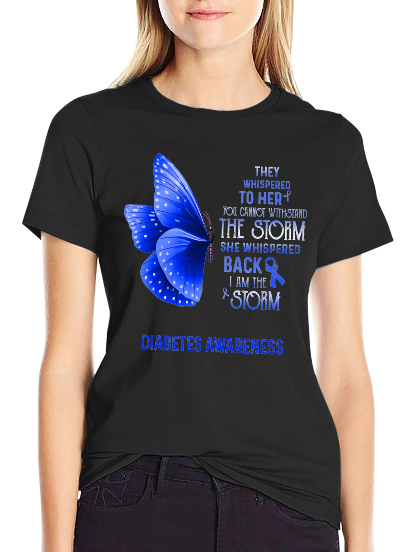 Diabetes Awareness T-Shirt - I Am The Storm