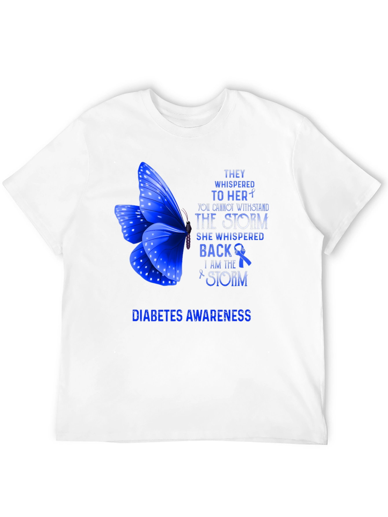 Diabetes Awareness T-Shirt - I Am The Storm
