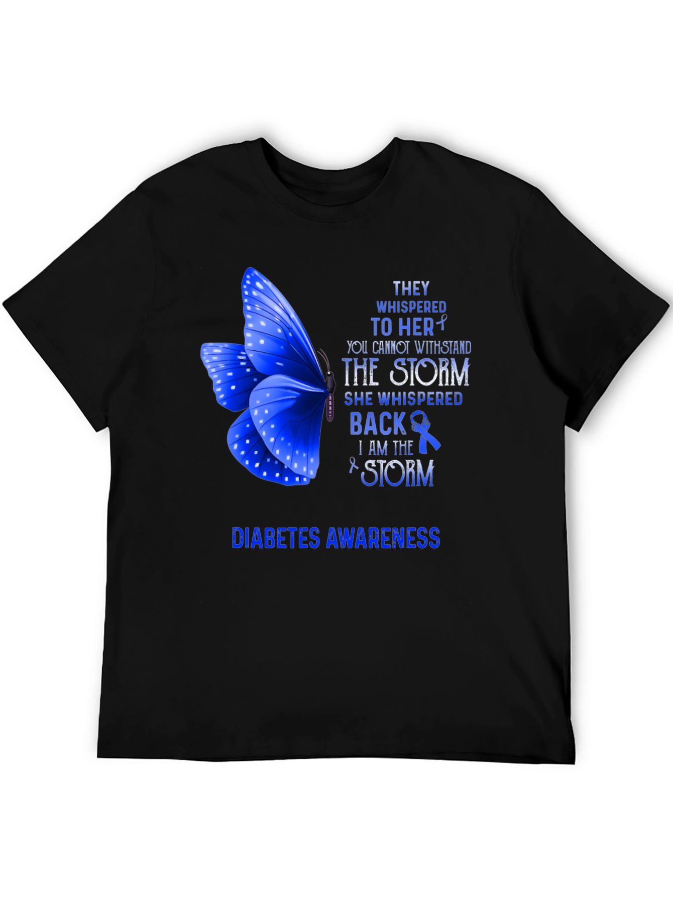 Diabetes Awareness T-Shirt - I Am The Storm