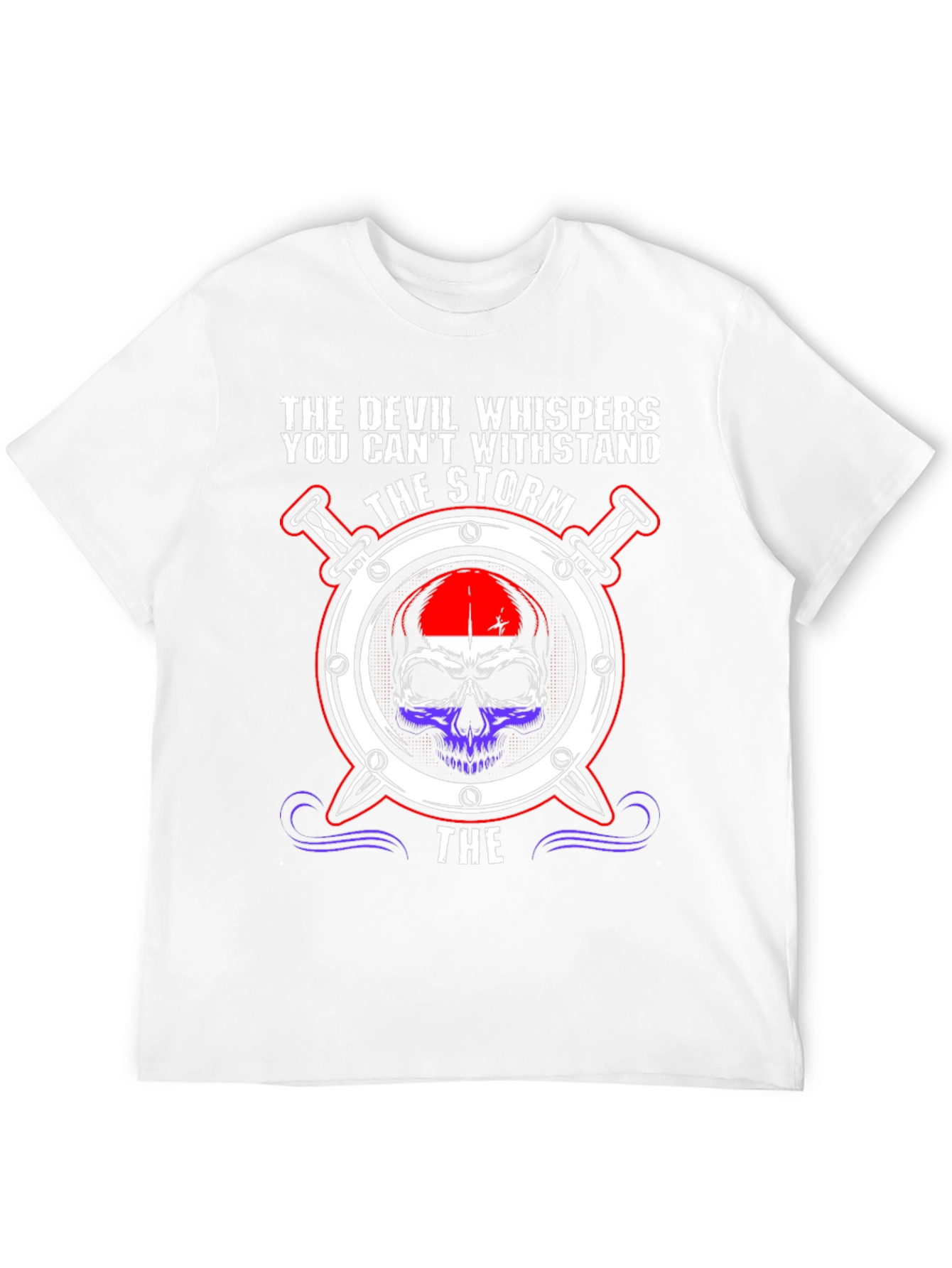 Devil Whispers the Storm Graphic Tee