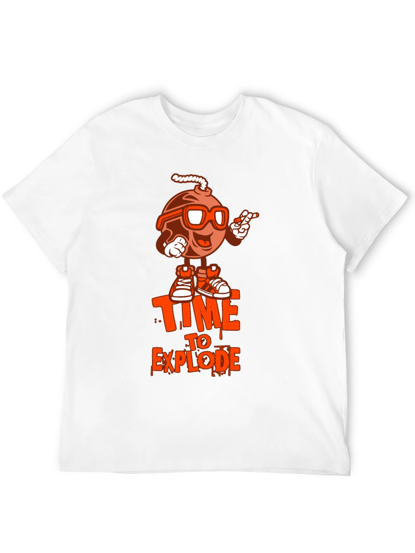 Time to Explode Graphic T-Shirt - Black