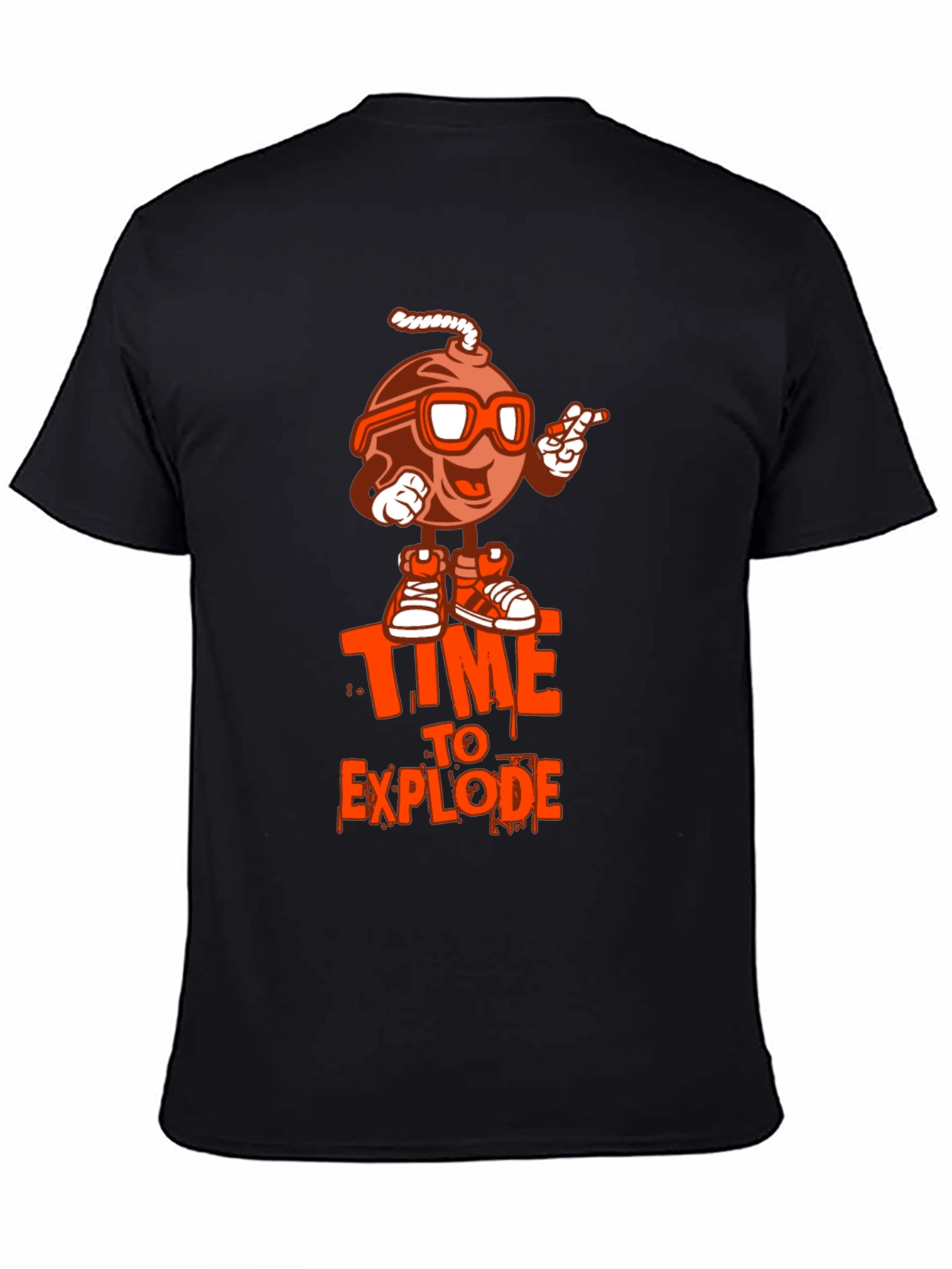 Time to Explode Graphic T-Shirt - Black