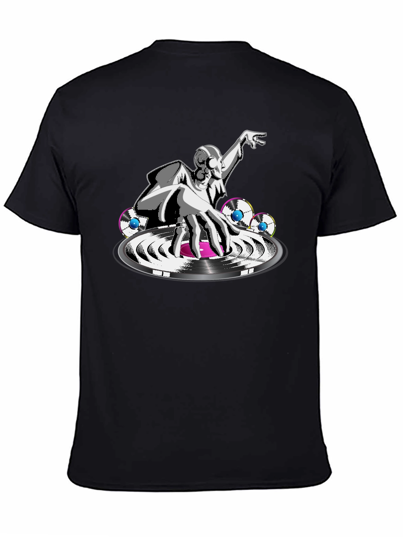 DJ Graphic Black T-Shirt