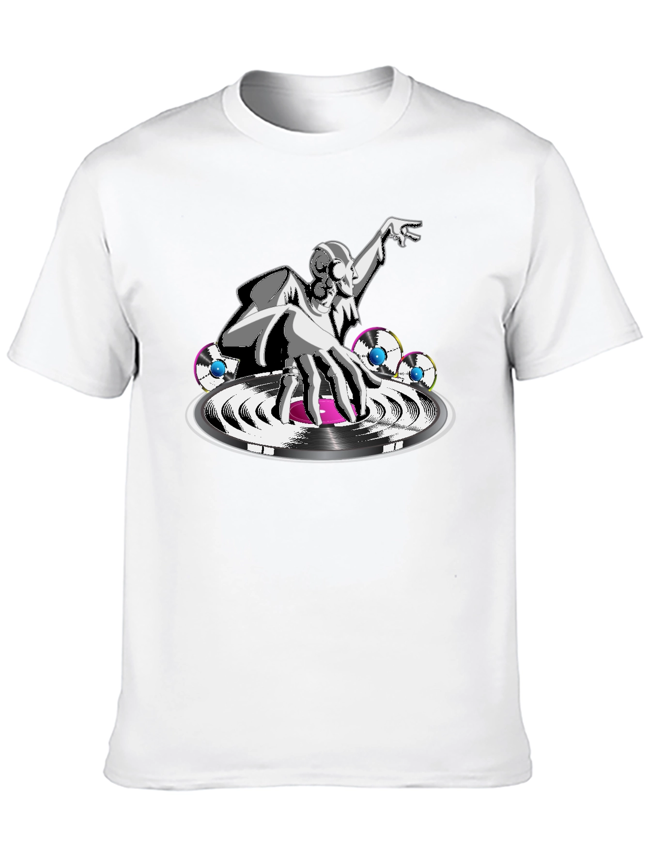 DJ Graphic Black T-Shirt