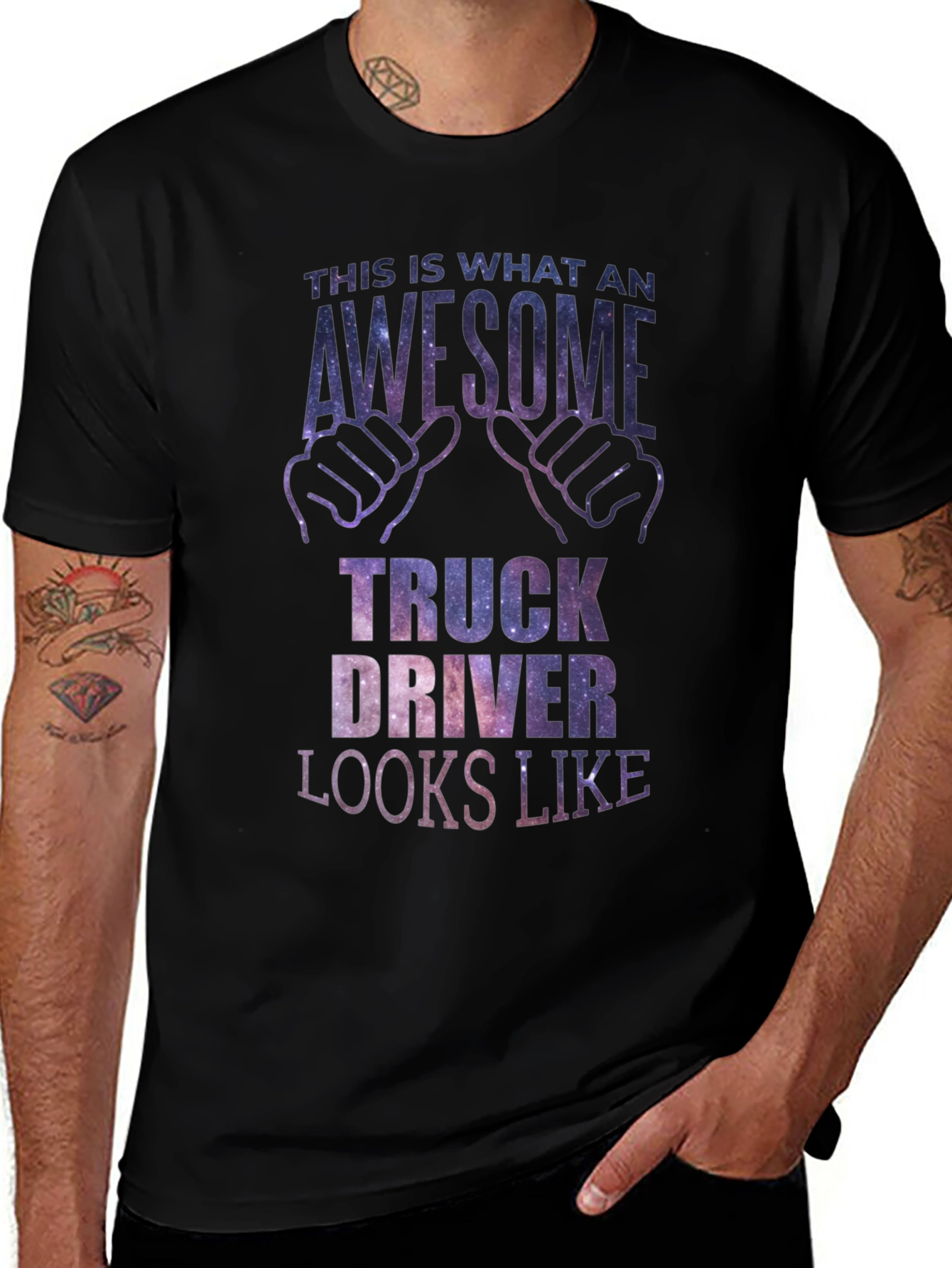 Awesome Truck Driver Graphic T-Shirt