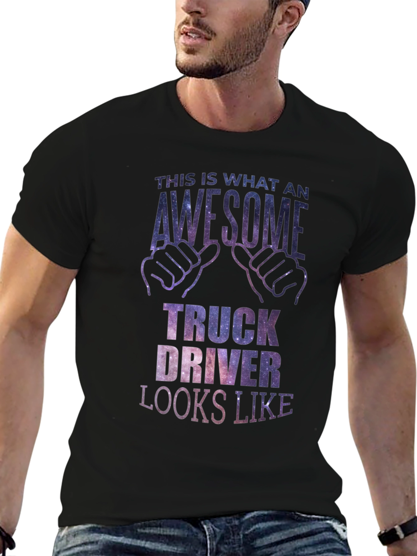 Awesome Truck Driver Graphic T-Shirt