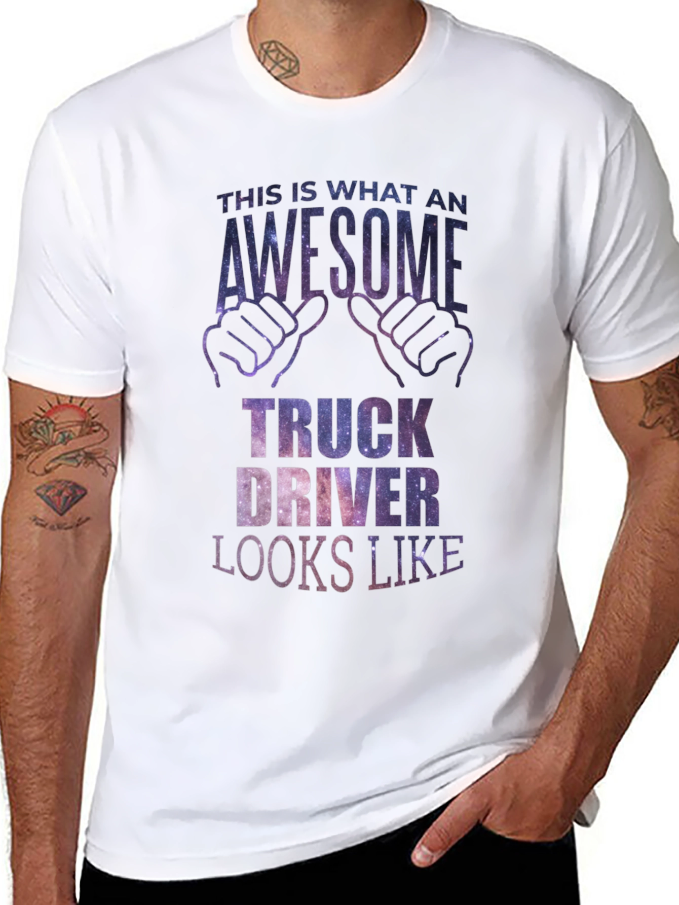 Awesome Truck Driver Graphic T-Shirt