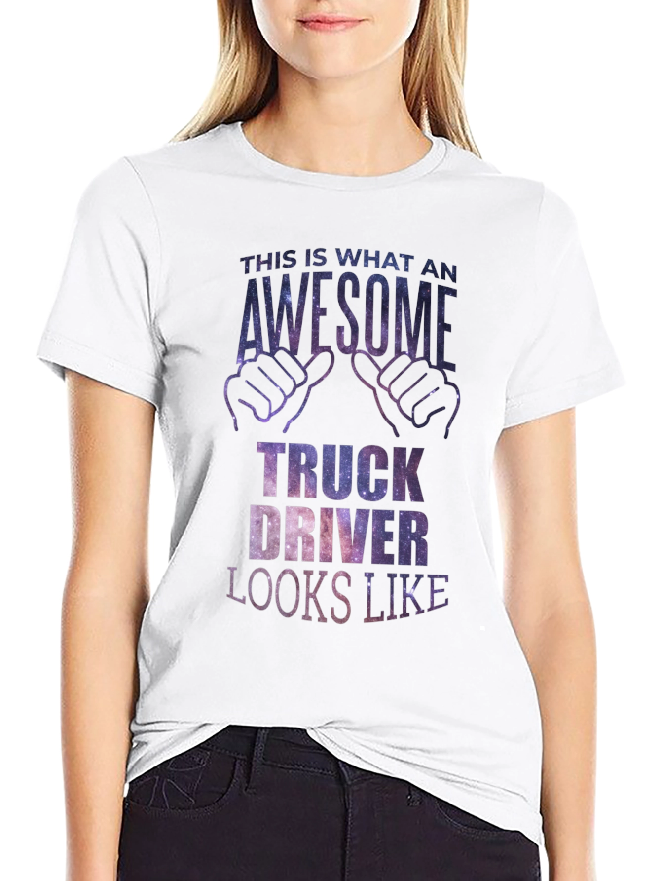 Awesome Truck Driver Graphic T-Shirt