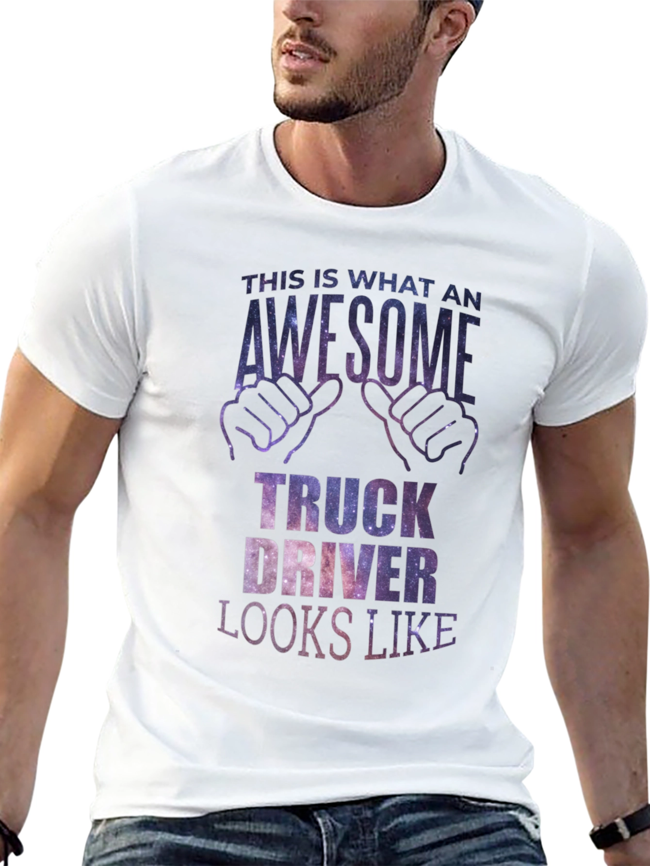 Awesome Truck Driver Graphic T-Shirt