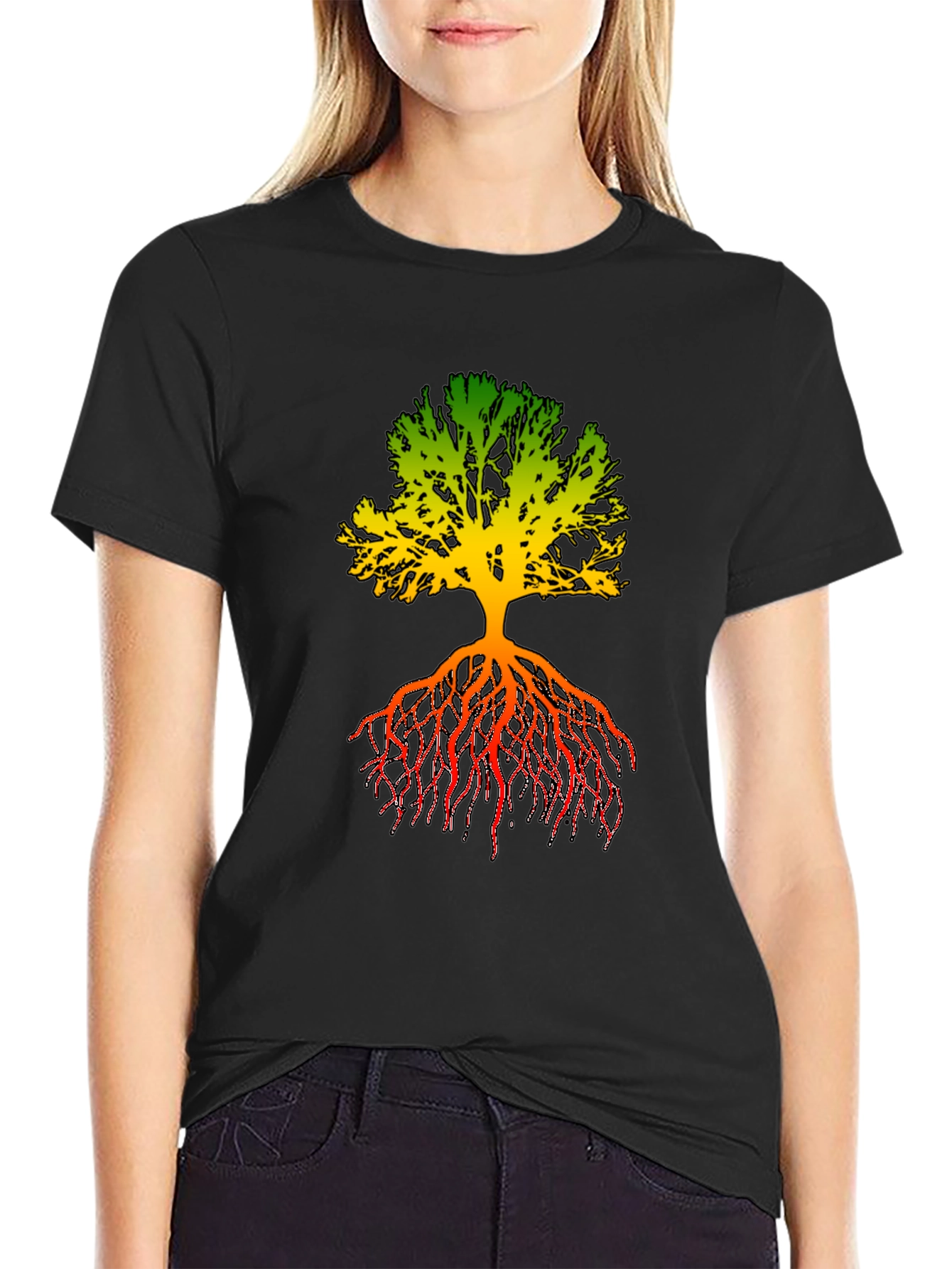 Rasta Tree Graphic T-Shirt - Roots & Culture
