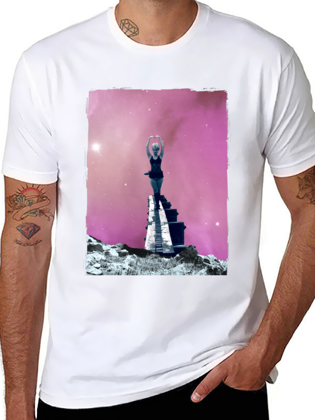 Space Dreamer Graphic Tee - Unique Cosmic Design