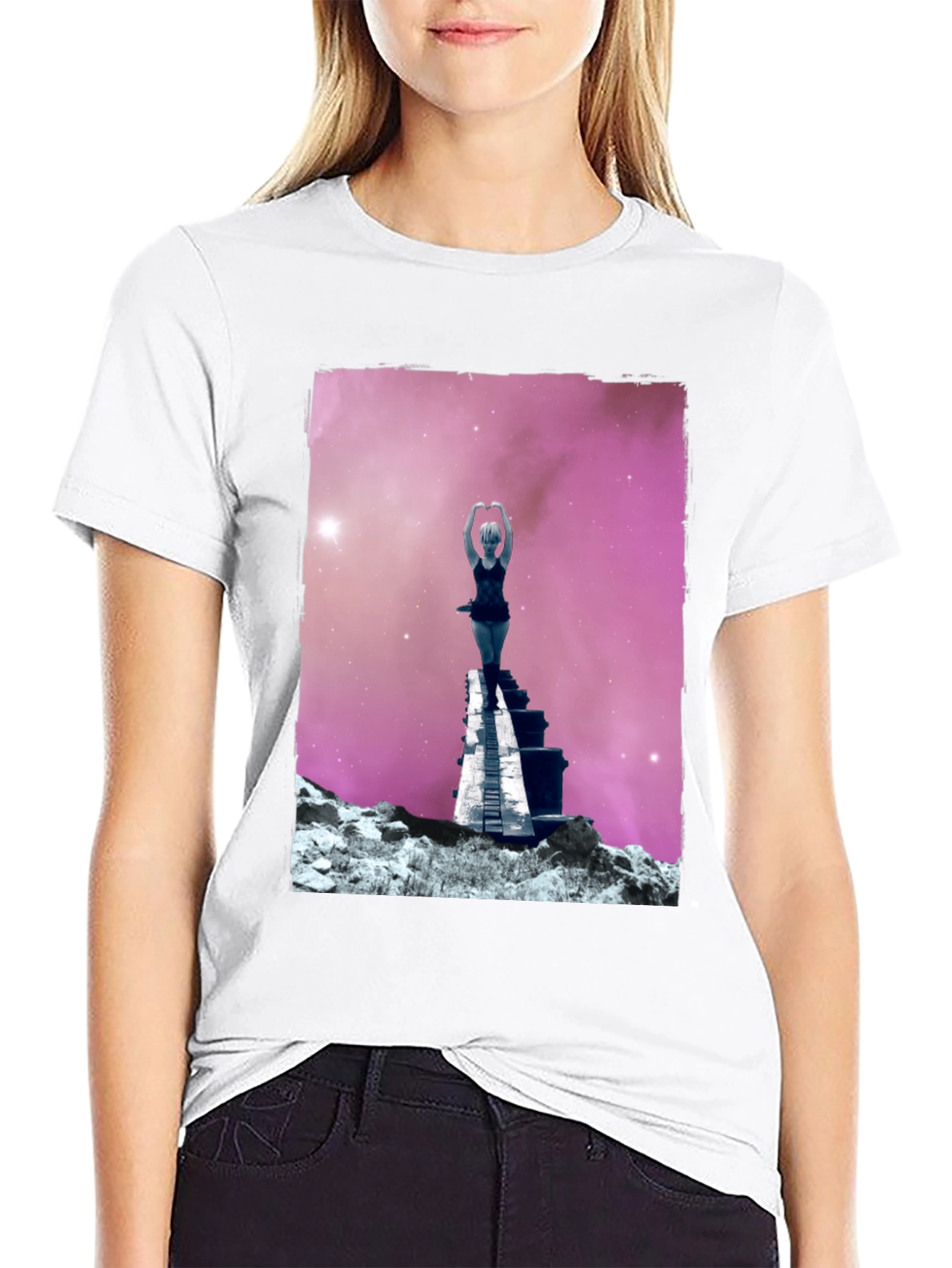 Space Dreamer Graphic Tee - Unique Cosmic Design
