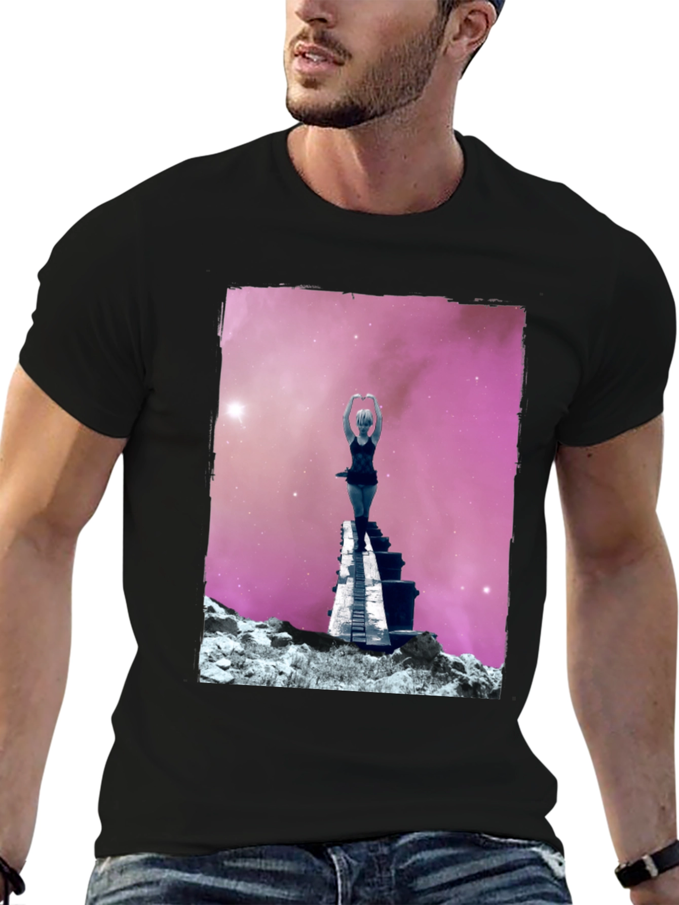 Space Dreamer Graphic Tee - Unique Cosmic Design
