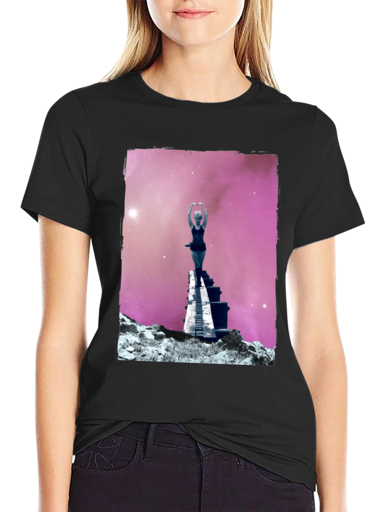 Space Dreamer Graphic Tee - Unique Cosmic Design