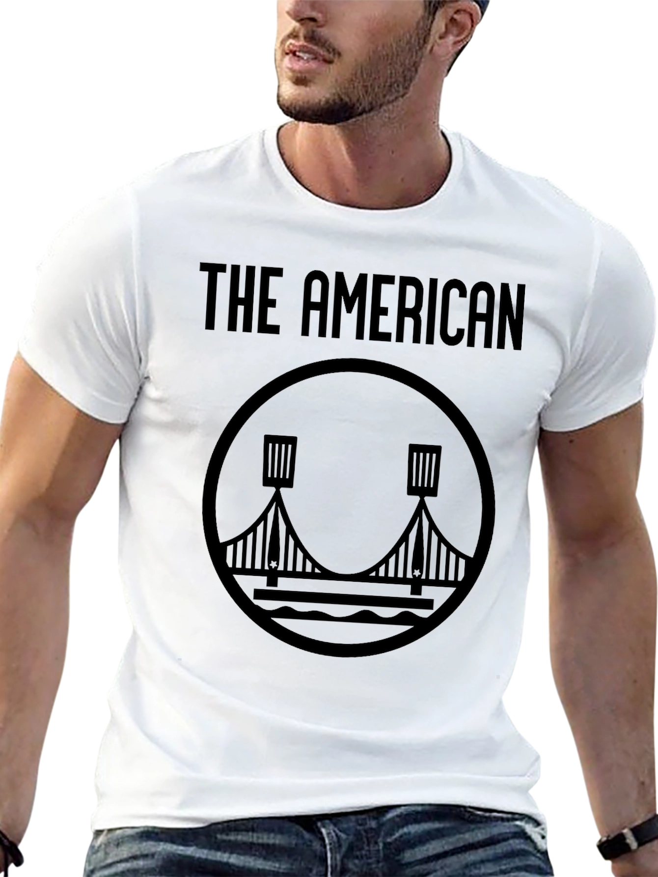 The American Bridge Graphic T-Shirt - Black