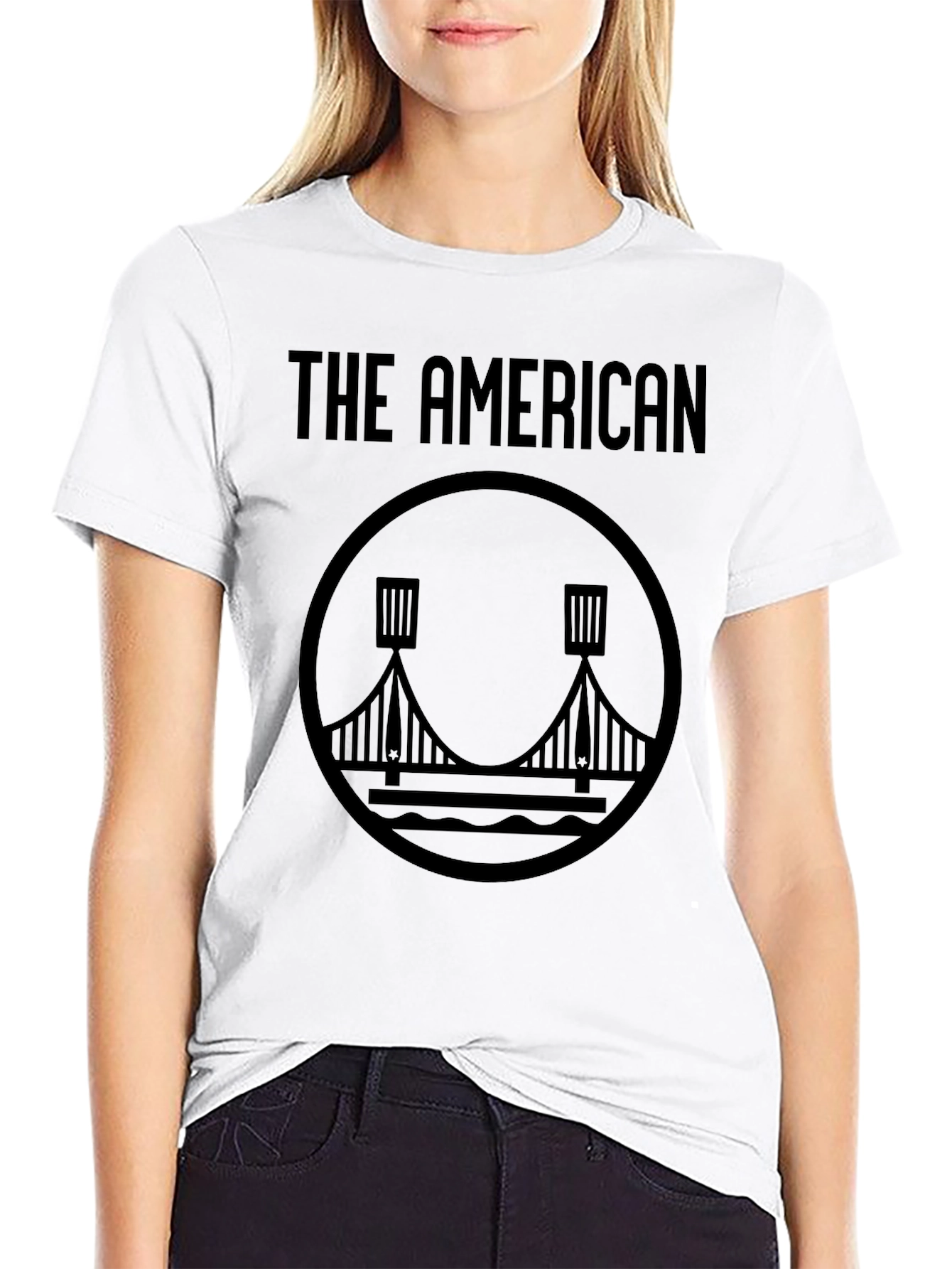 The American Bridge Graphic T-Shirt - Black