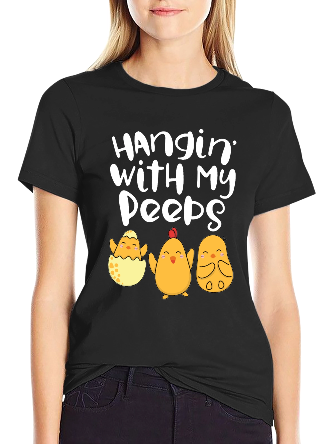 Hanging With My Peeps Easter T-Shirt