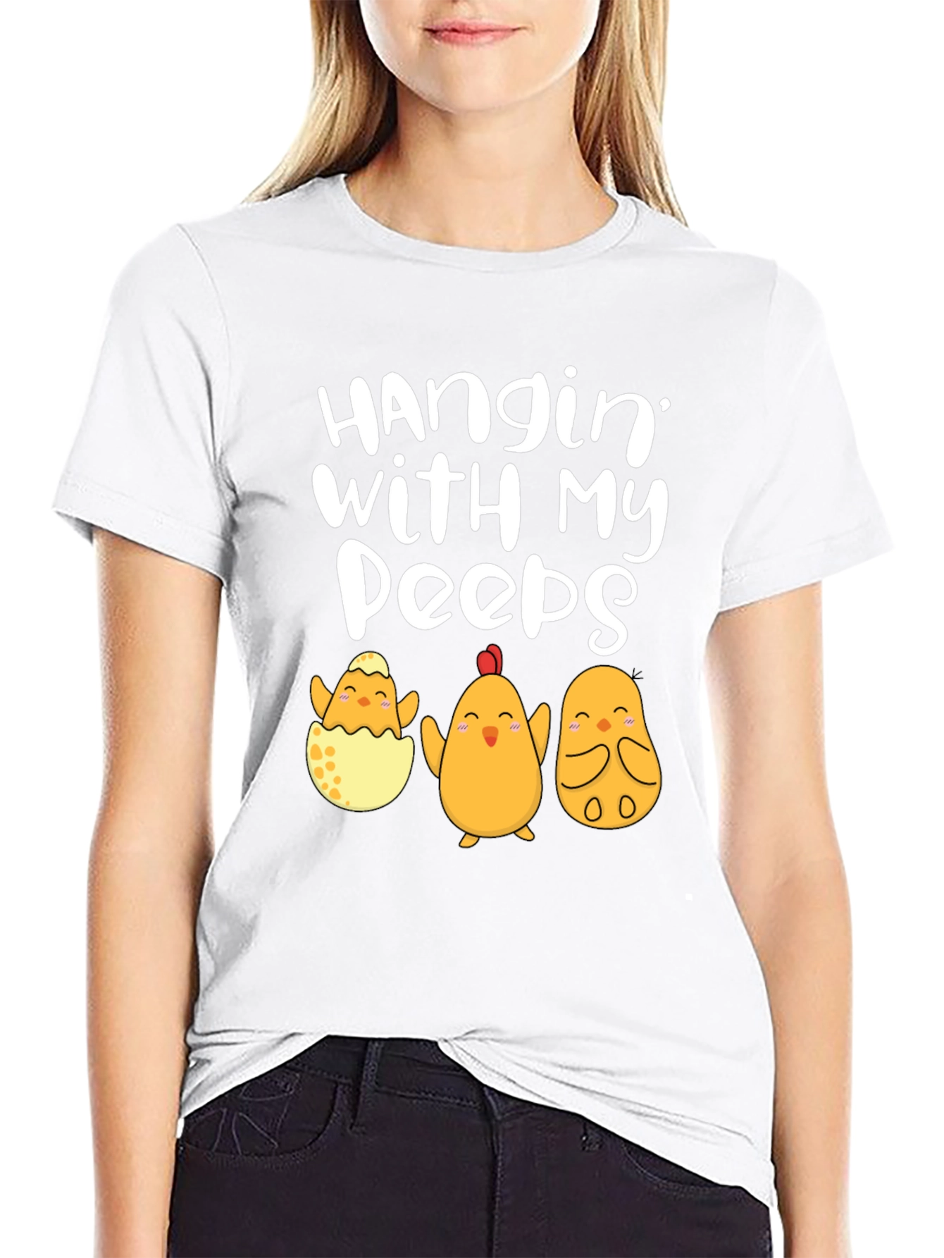 Hanging With My Peeps Easter T-Shirt