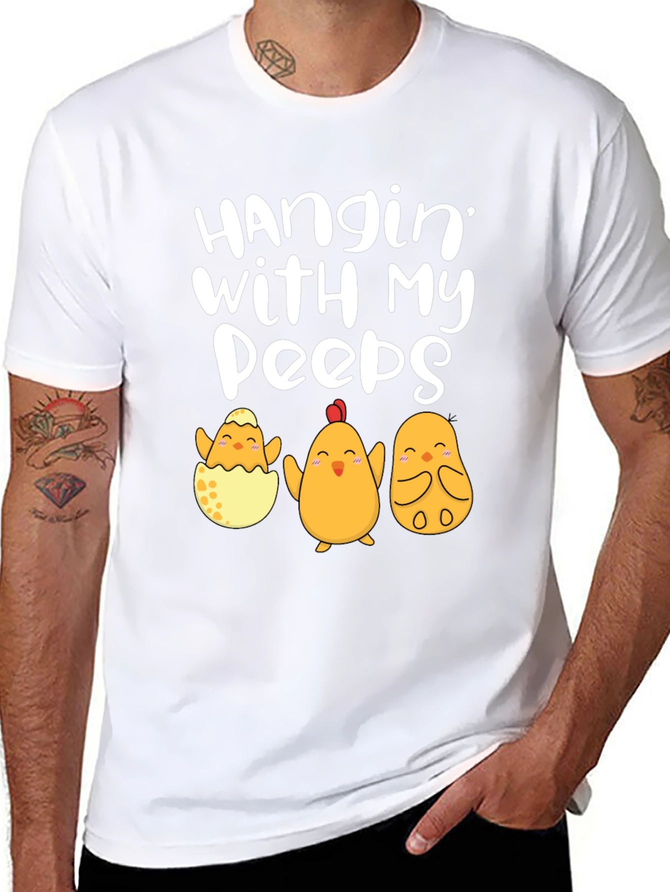 Hanging With My Peeps Easter T-Shirt