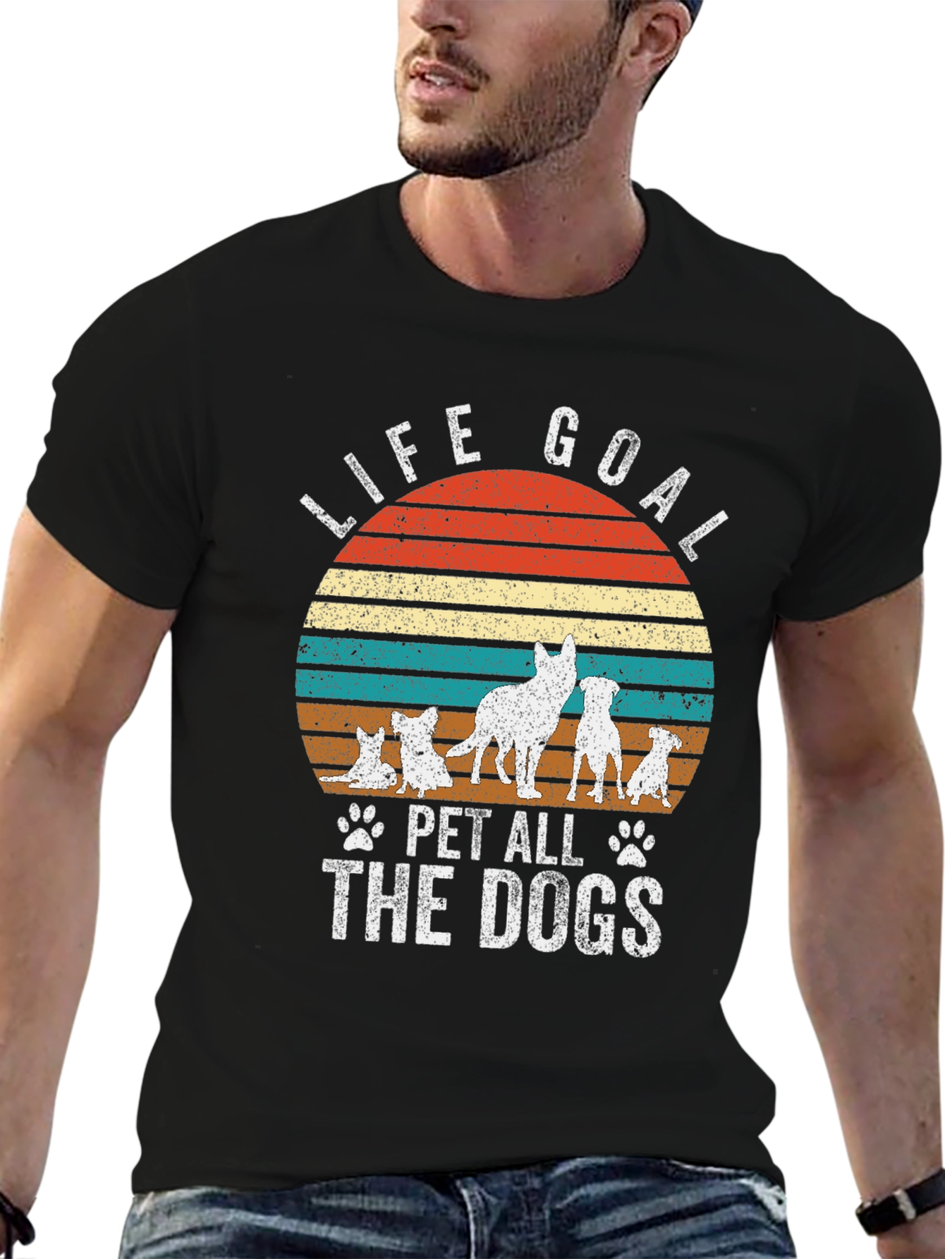 Life Goal Pet All The Dogs T-Shirt