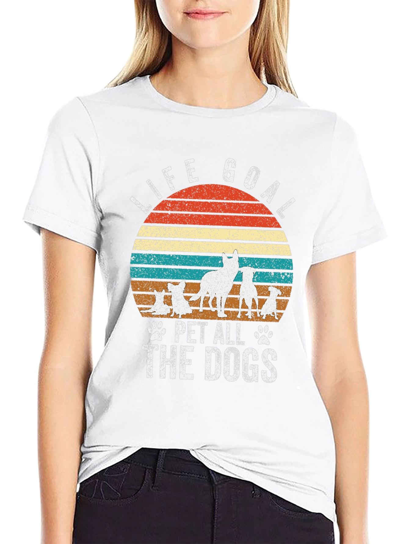 Life Goal Pet All The Dogs T-Shirt