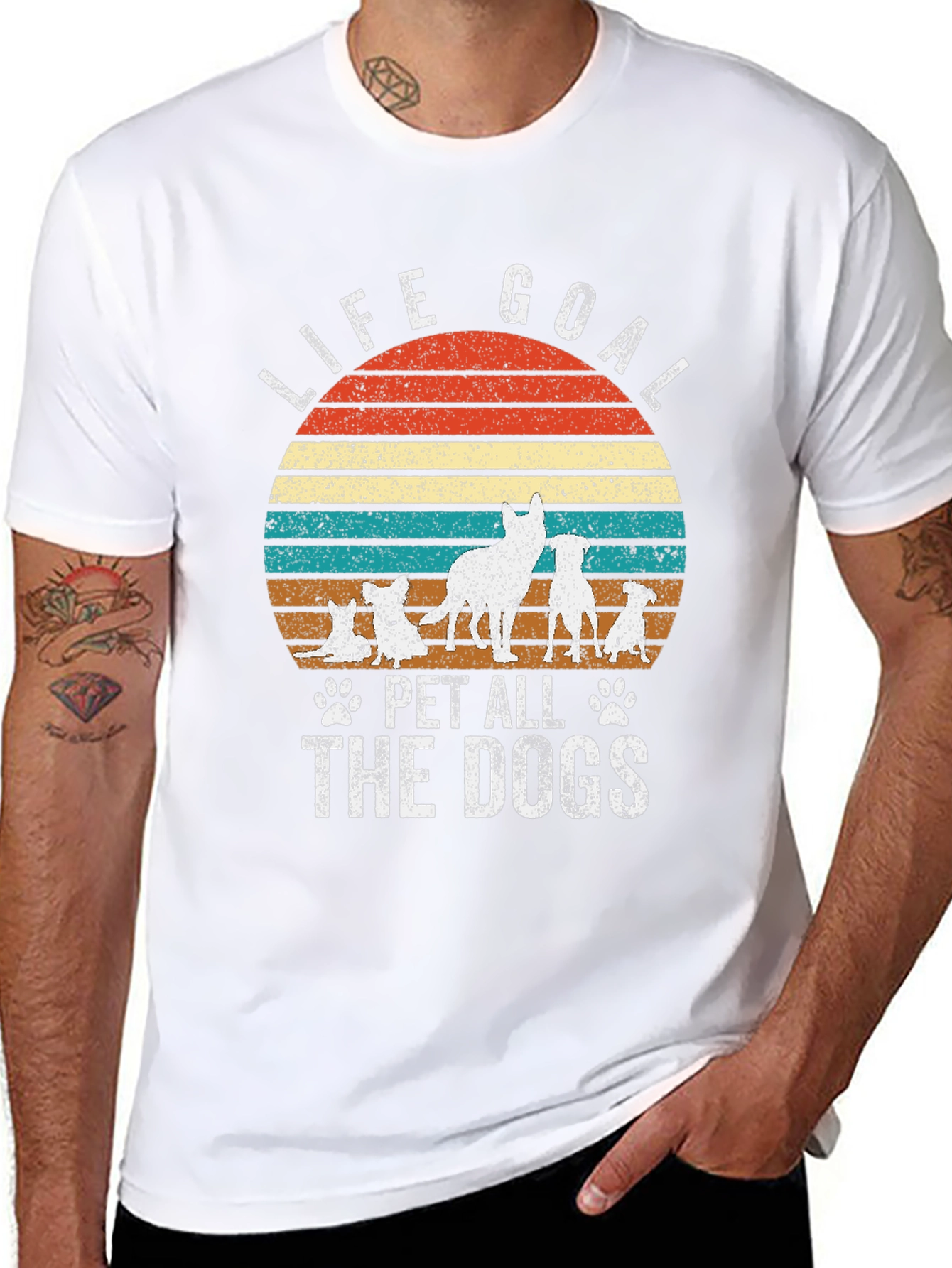 Life Goal Pet All The Dogs T-Shirt