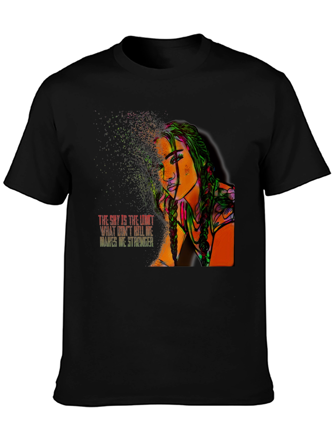 Edgy Graphic Tee: The Skys the Limit