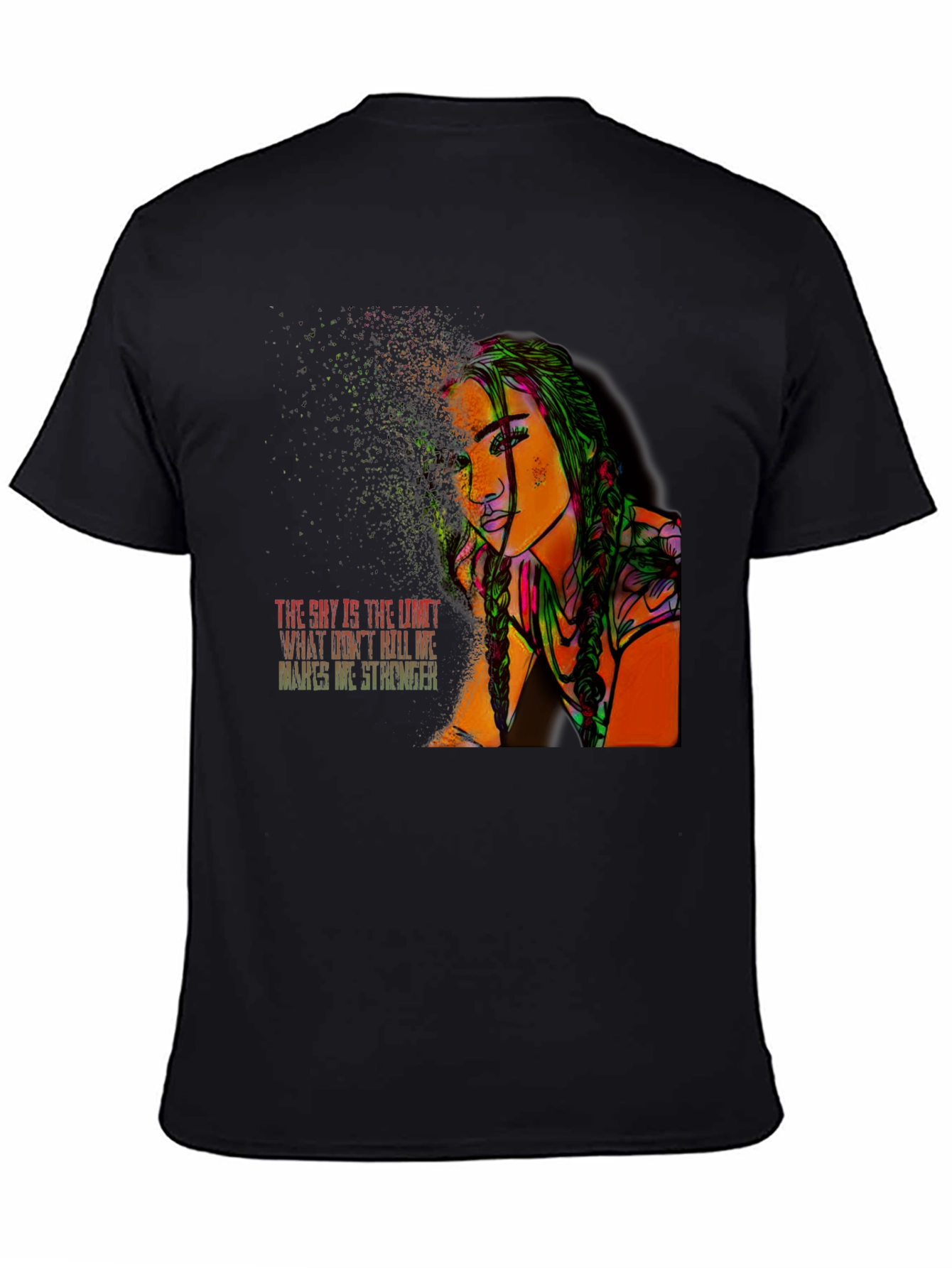 Edgy Graphic Tee: The Skys the Limit