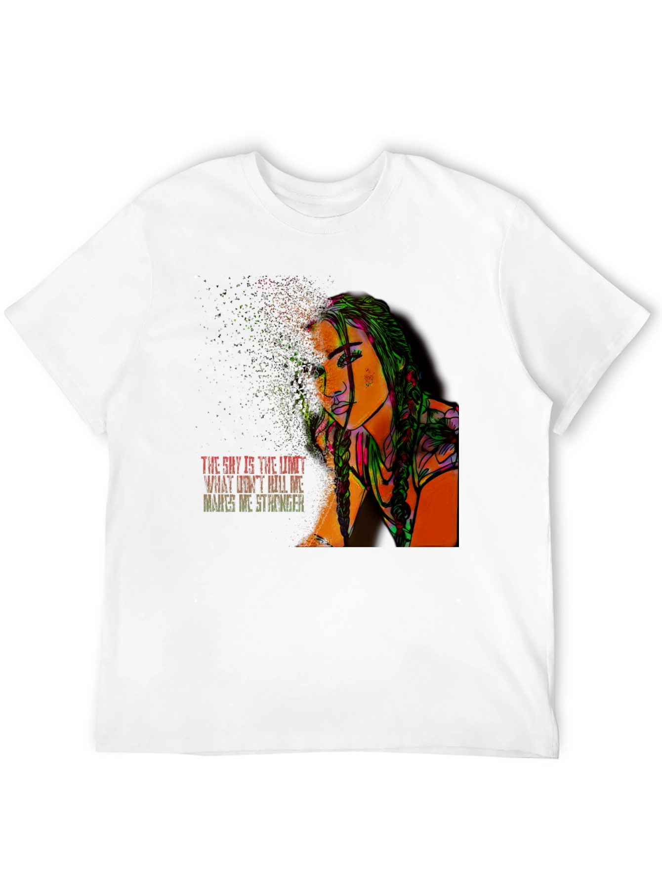 Edgy Graphic Tee: The Skys the Limit