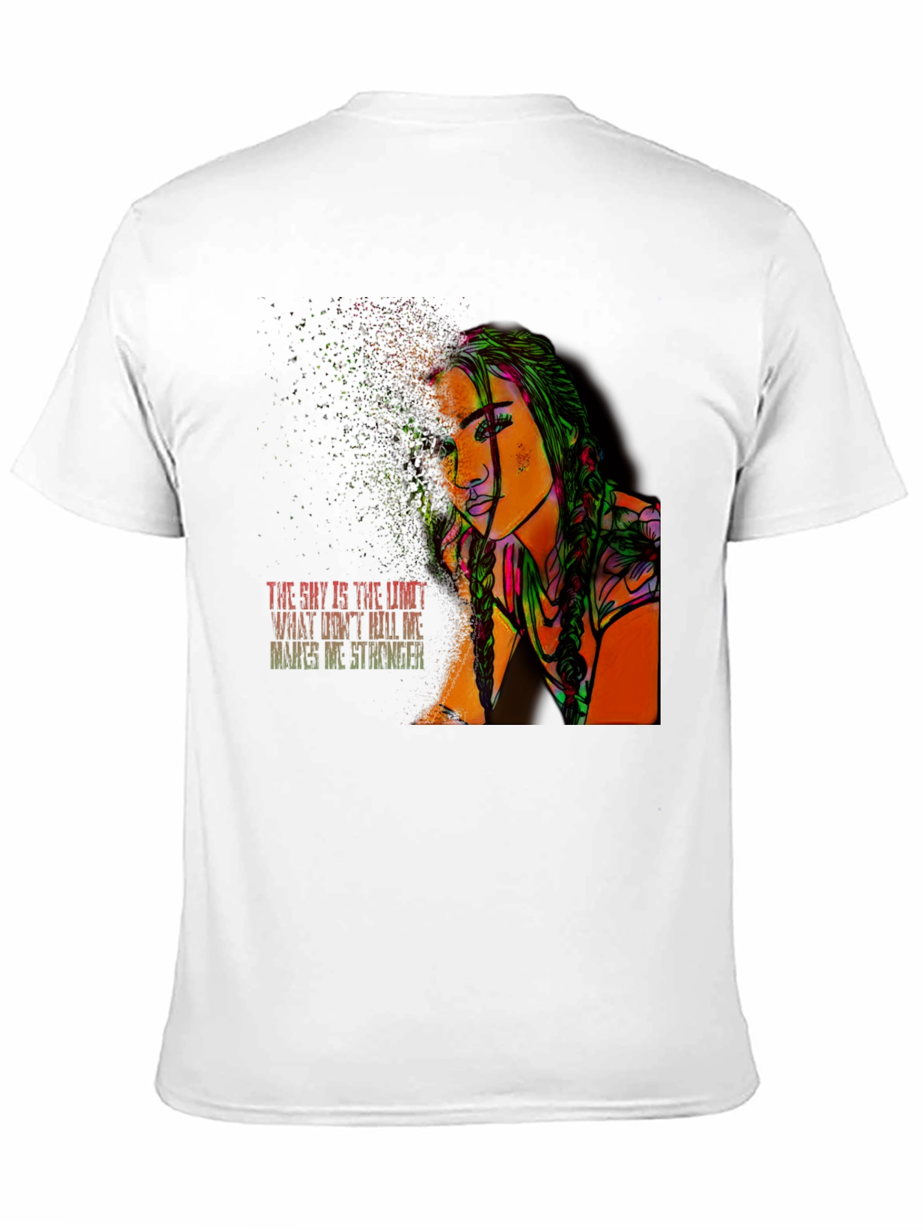Edgy Graphic Tee: The Skys the Limit