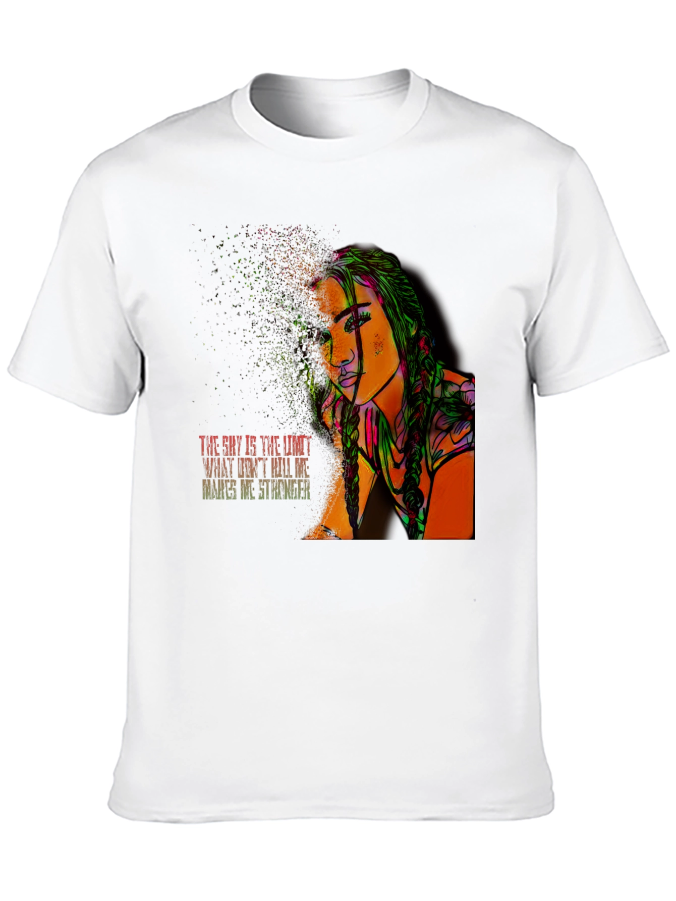 Edgy Graphic Tee: The Skys the Limit