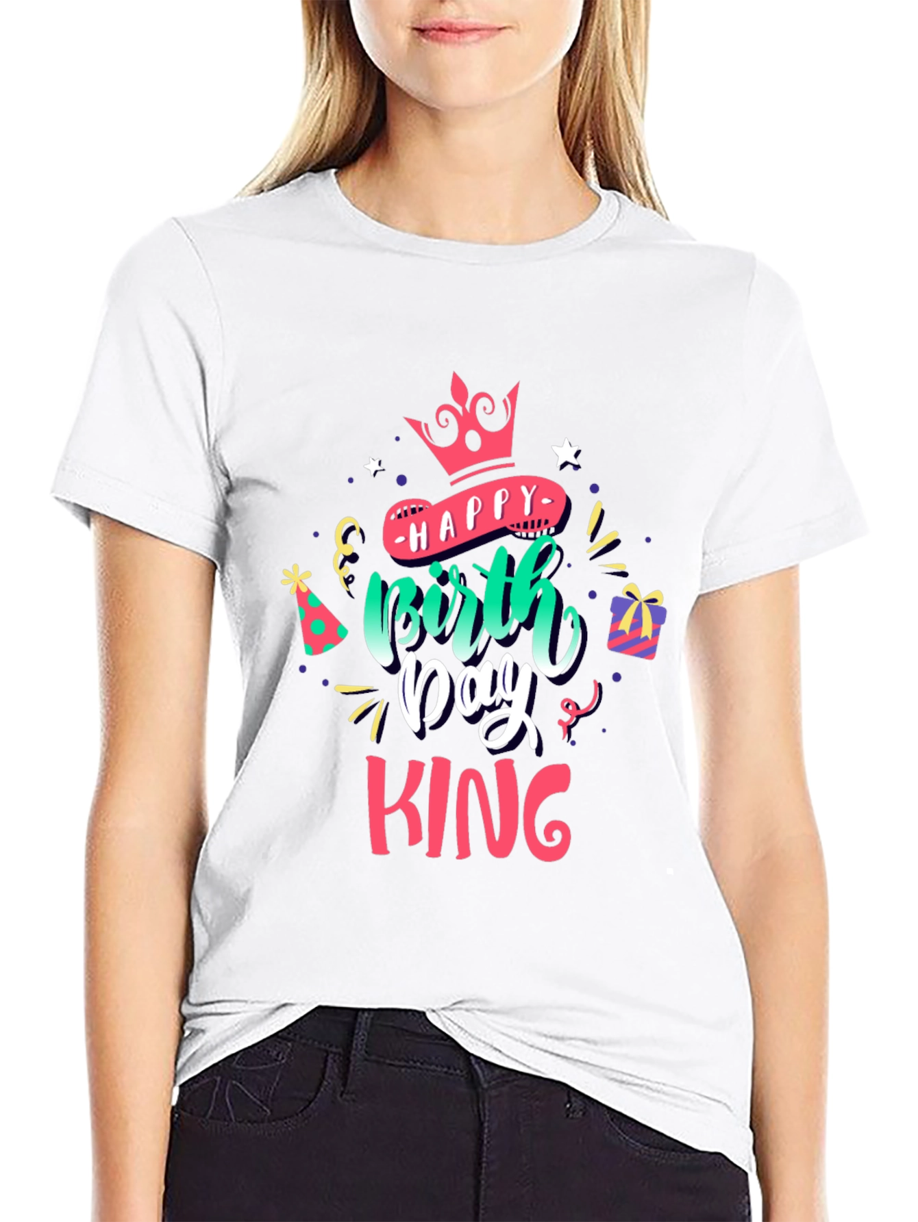 Happy Birthday King Graphic T-Shirt