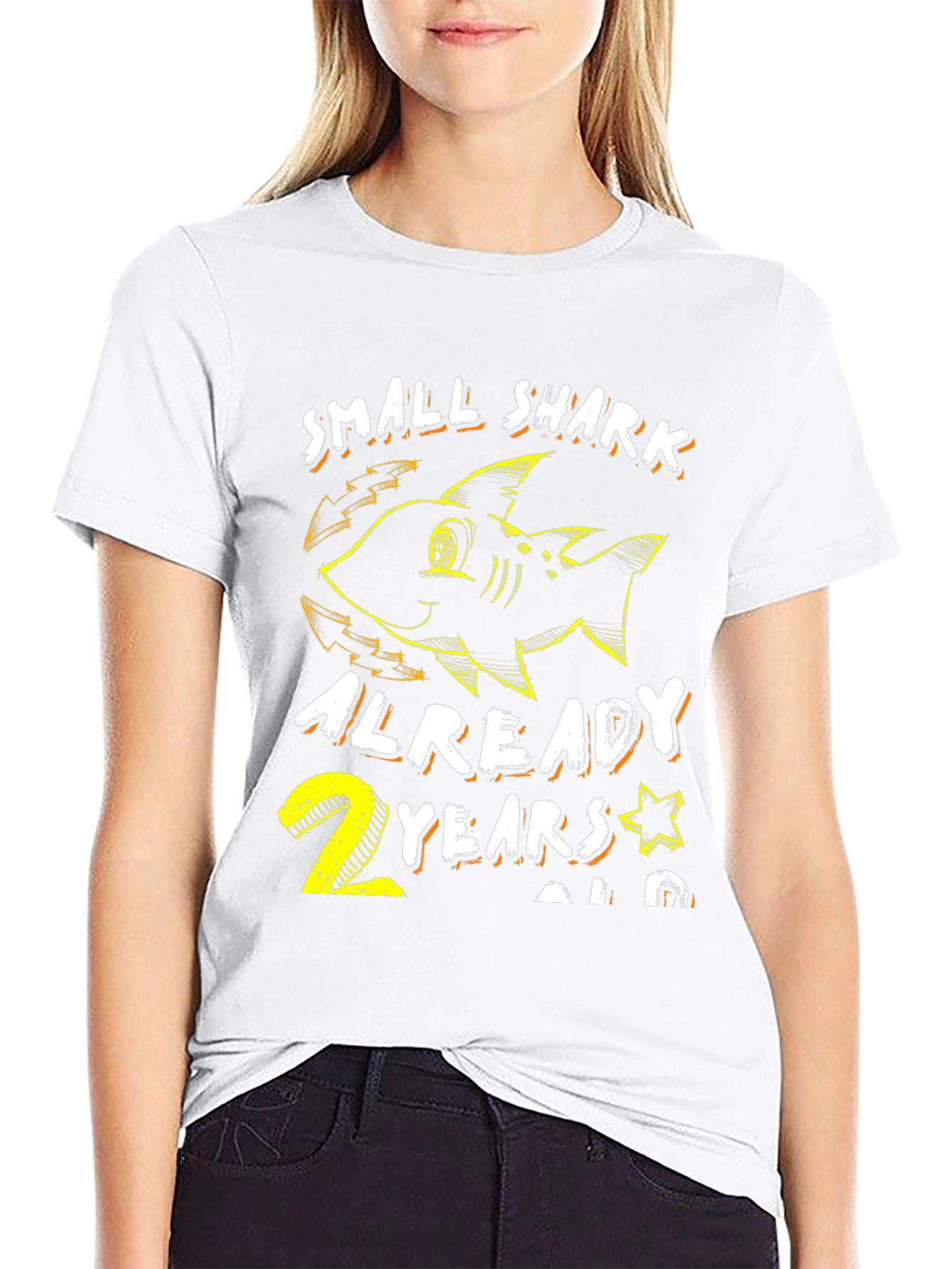 Small Shark 2nd Birthday T-Shirt