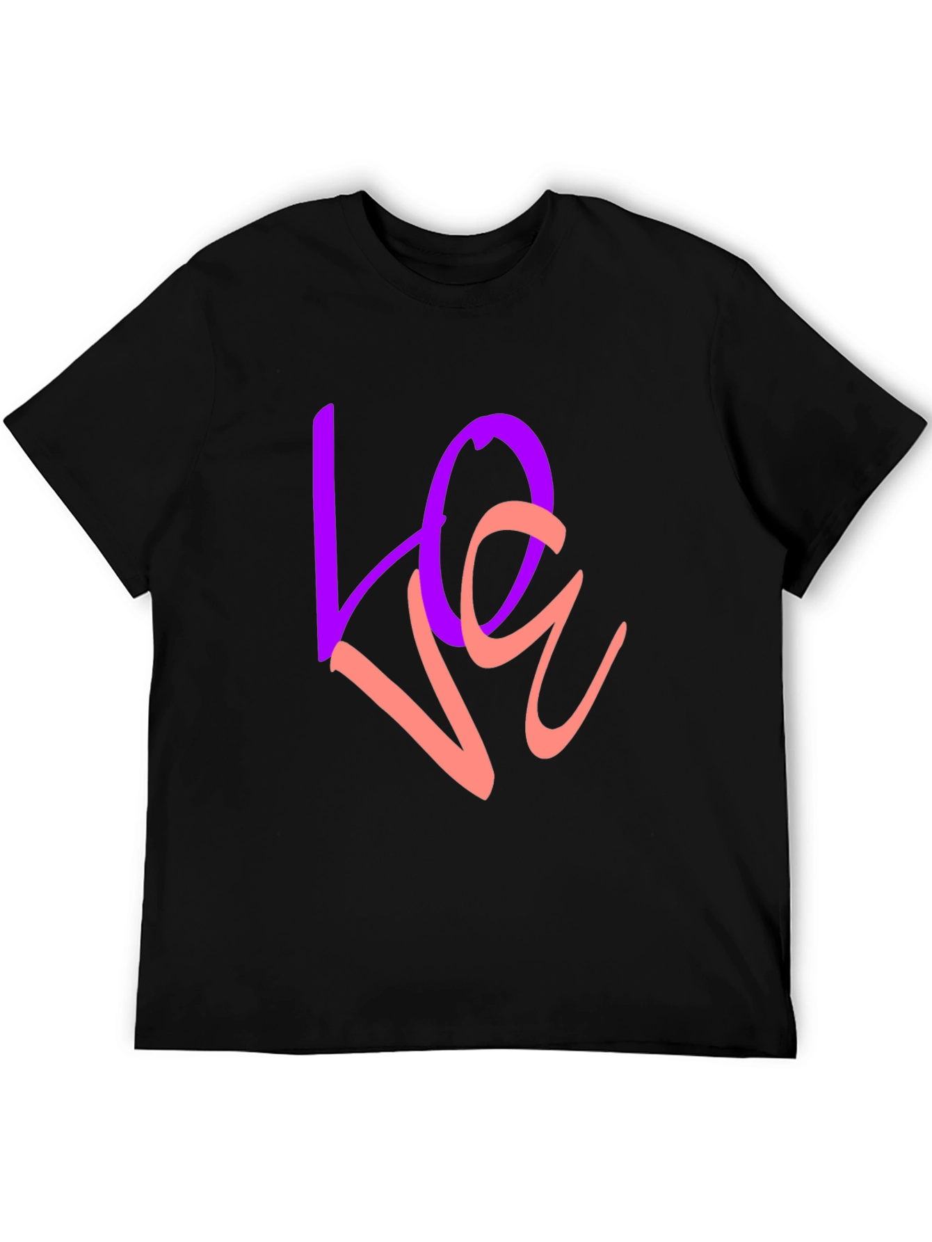 Love Graphic Print Crew Neck T-Shirt