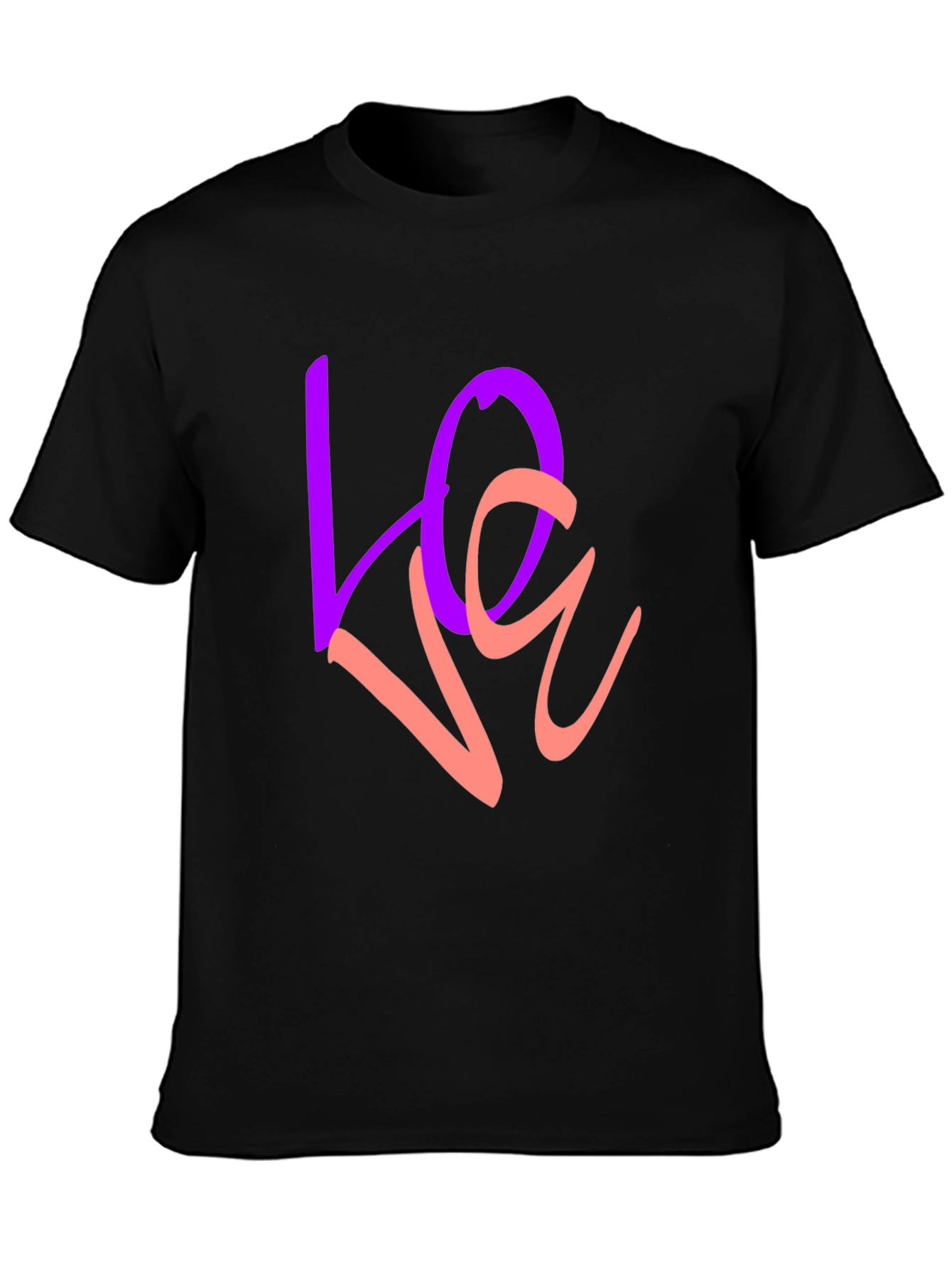 Love Graphic Print Crew Neck T-Shirt
