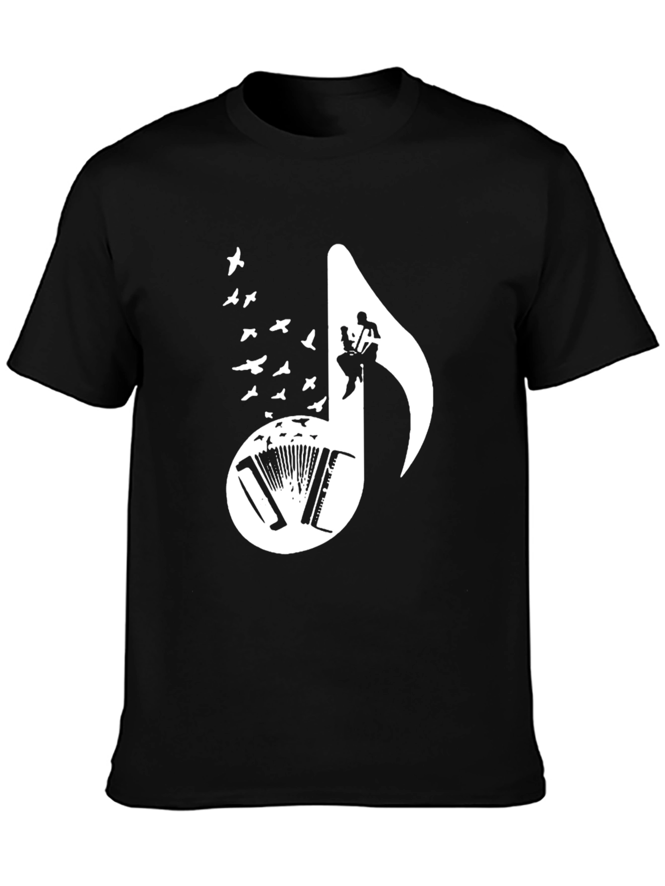 Musical Note Graphic T-Shirt