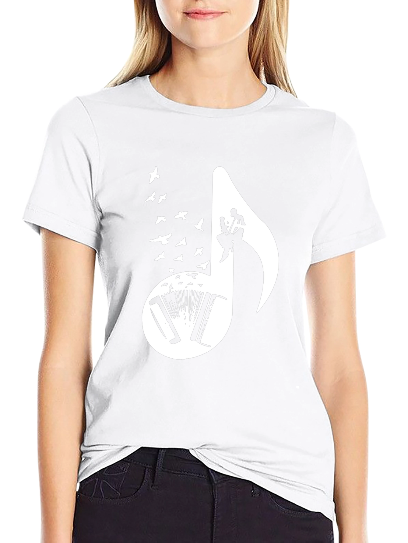 Musical Note Graphic T-Shirt