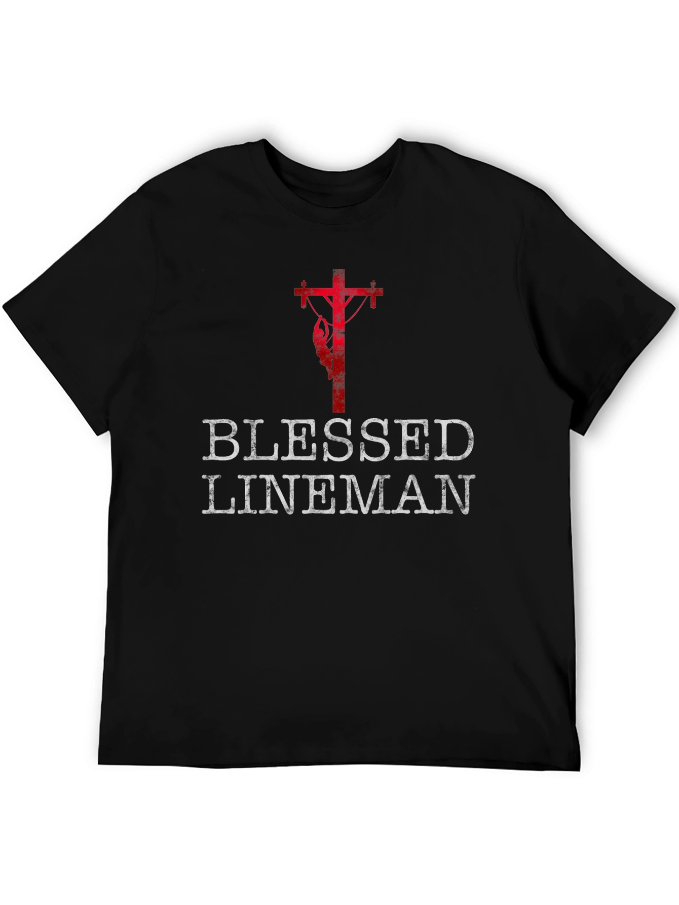 Blessed Lineman Graphic Tee
